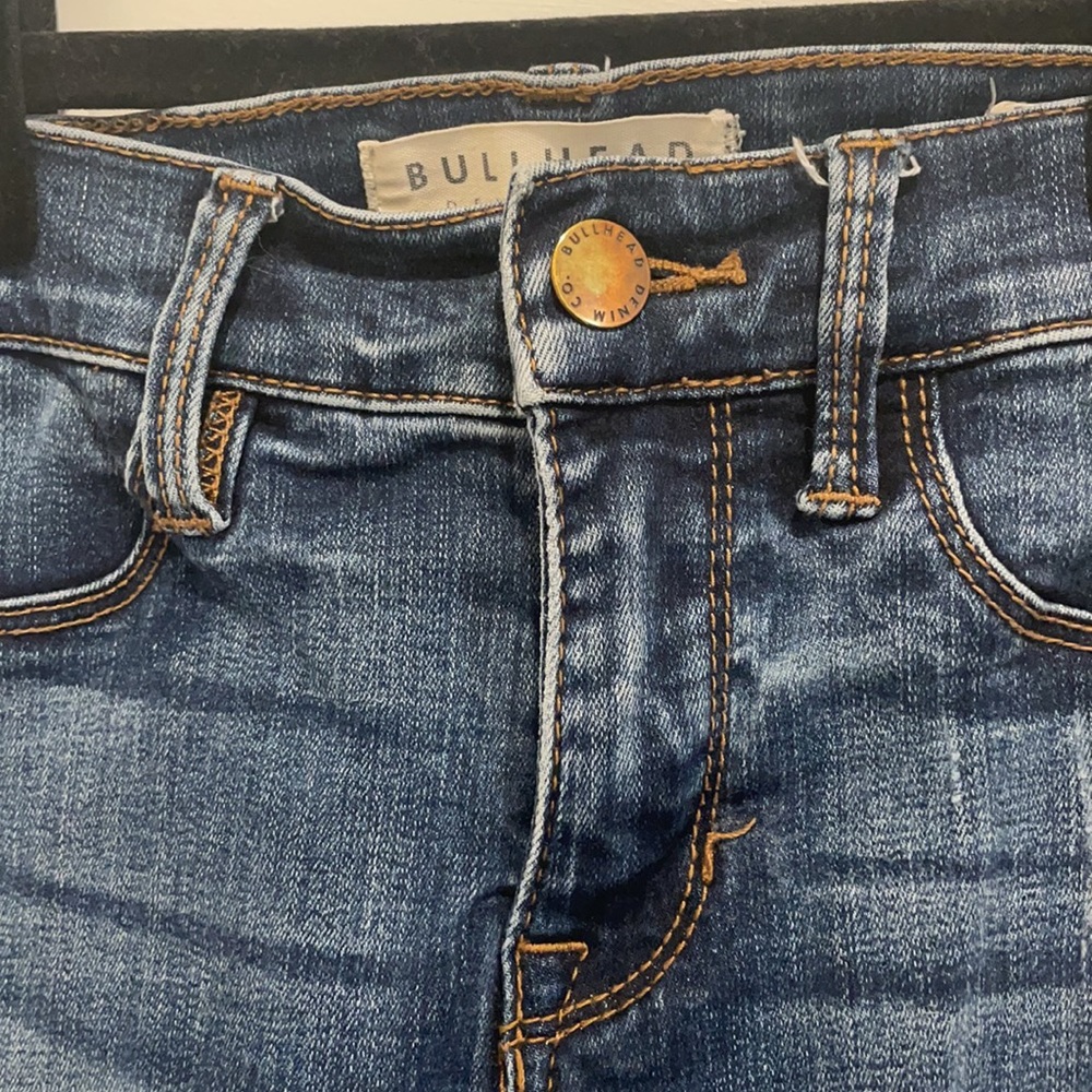 Pacsun bullhead dark ripped jeans size 25 - Picture 4 of 9